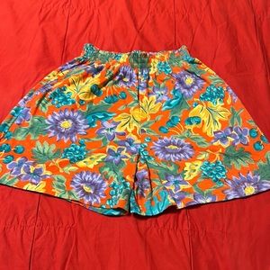 Jaclyn Sport vintage floral print pj shorts